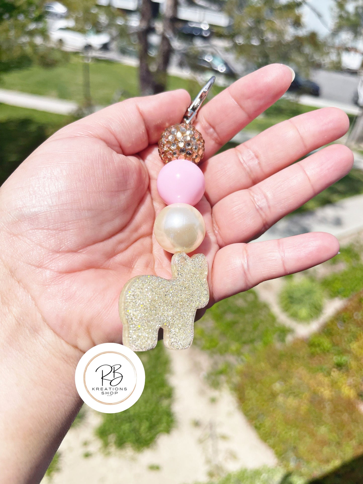 Animal Cookie Keychain | Galleta de animalito llavero | Acrylic Keychain | Animal Cracker Keychain | Cute bead keychain