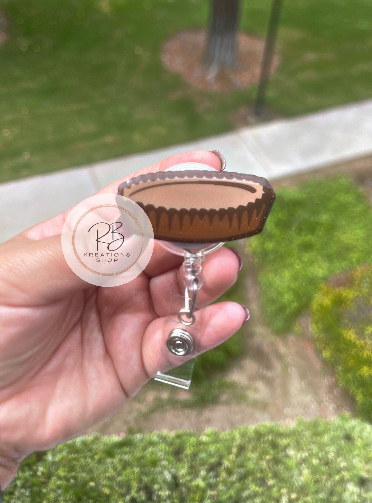 Chocolate cup Badge reel | Peanut butter cup badge reel | Medical Badge Reel | Hospital Staff | Nurses | Retractable | Interchangeable |