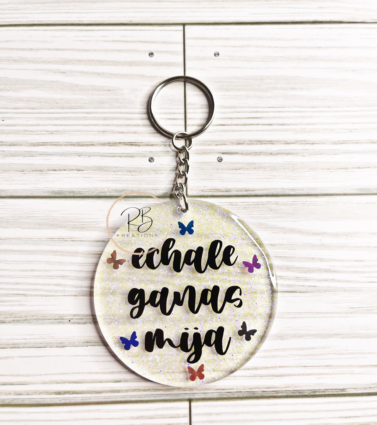 Echale ganas mija keychain | Ponte las pilas Keyring | Motivation | Motivacion | Dichos Hispanos | llaveros en español |