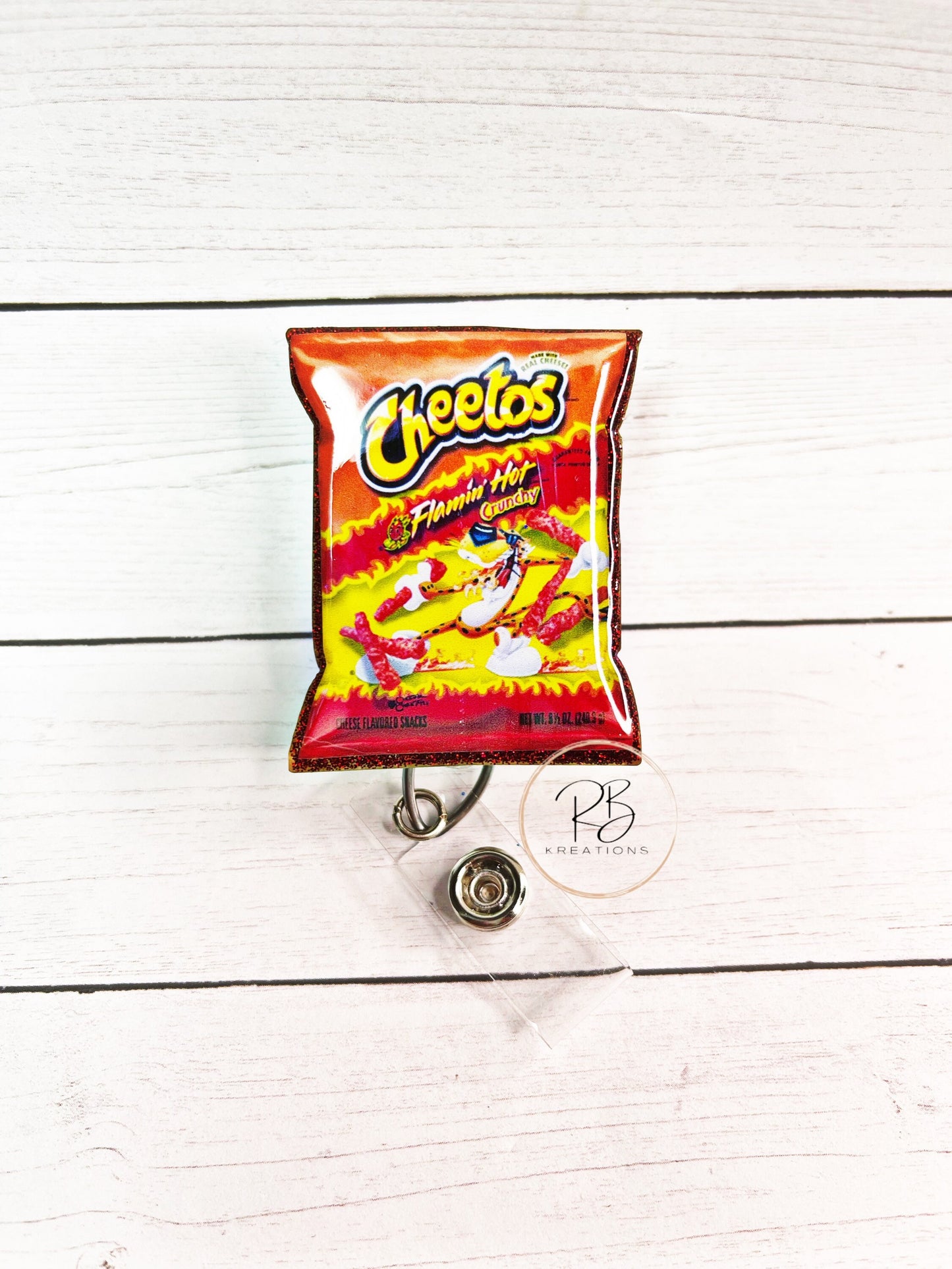 Cheetos chip badge reel | Nurse badge reel | chips ID badge holder | Medical badge topper | funny badge reel | Interchangeable