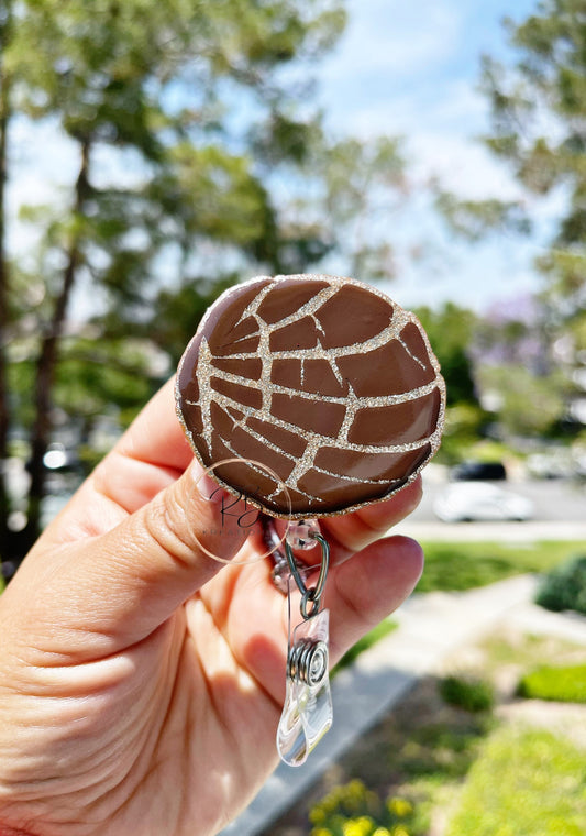 Conchas Badge Reel | Pan Dulce Badge Holder | Nurse | Hispanic Brujería | Concha Badge Clip | Retractable | Interchangeable