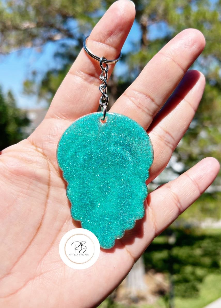 Baby Jellyfish Keychain, Jellyfish keychain, Baby Jellyfish keyring, llavero, Cute Jellyfish