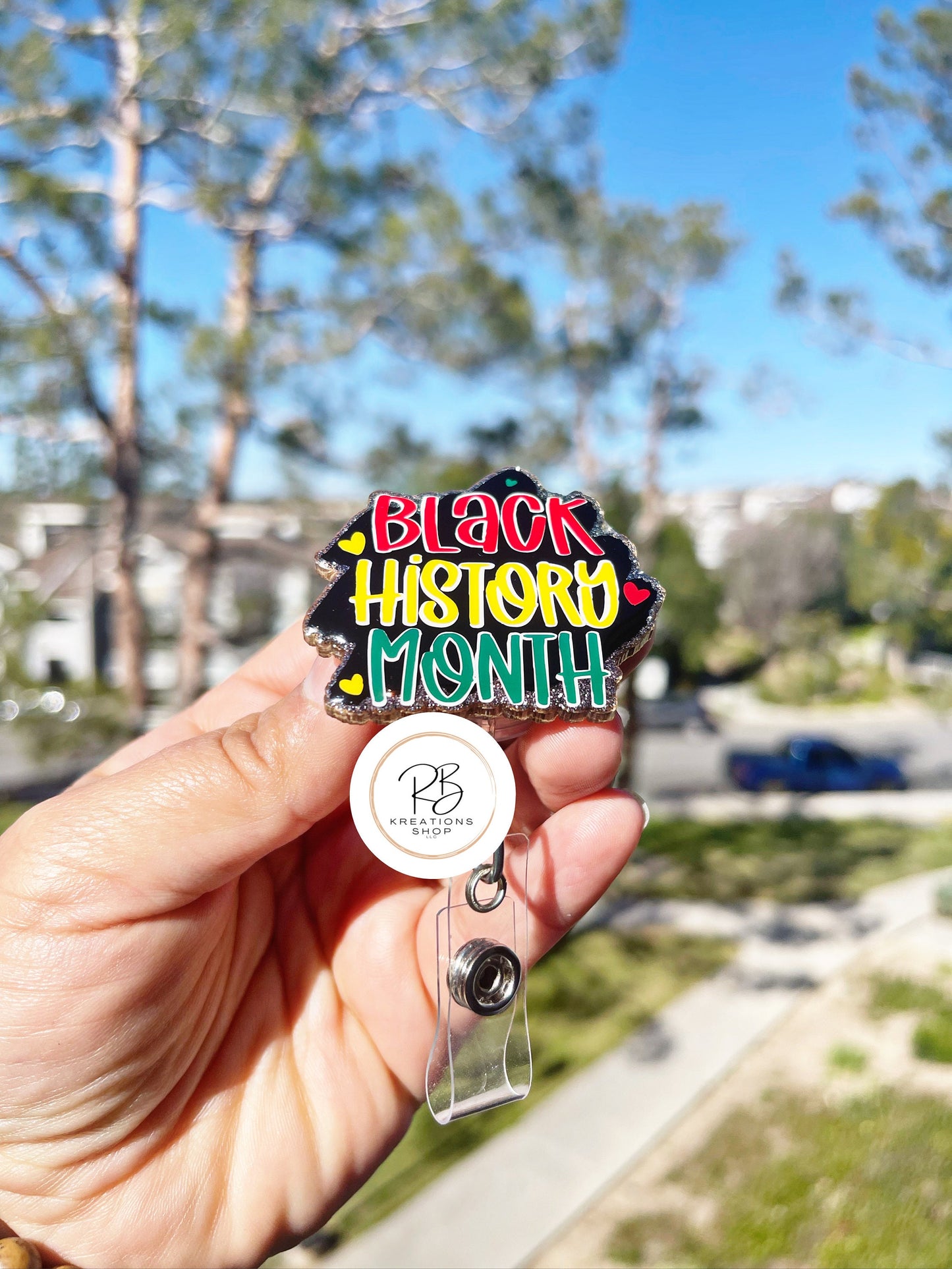 Black History Month badge reel | Interchangeable