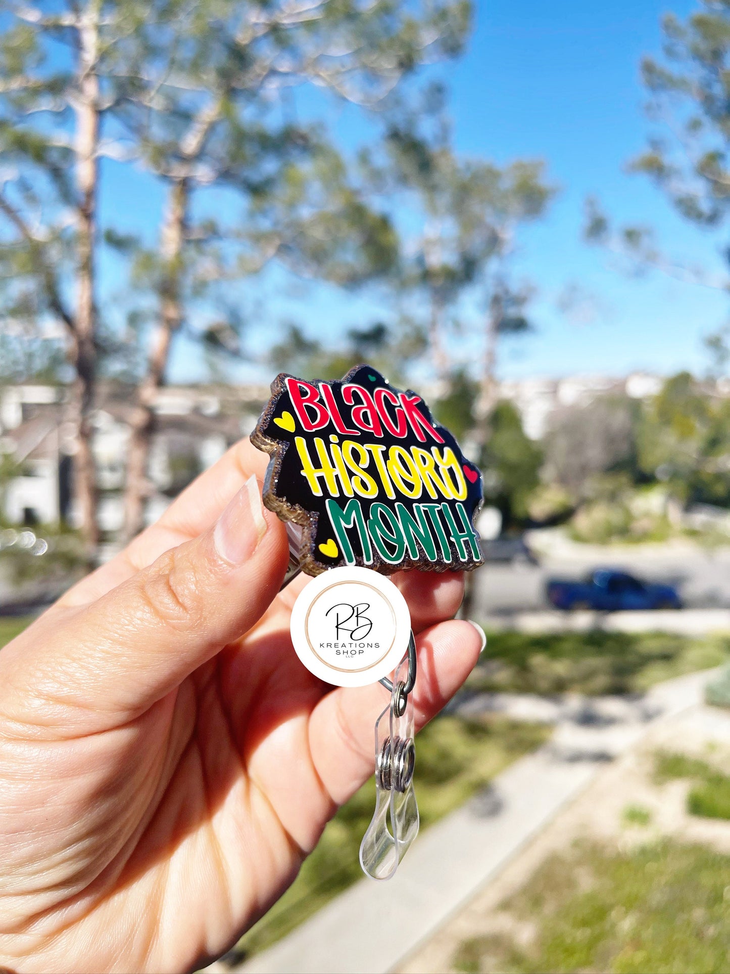 Black History Month badge reel | Interchangeable