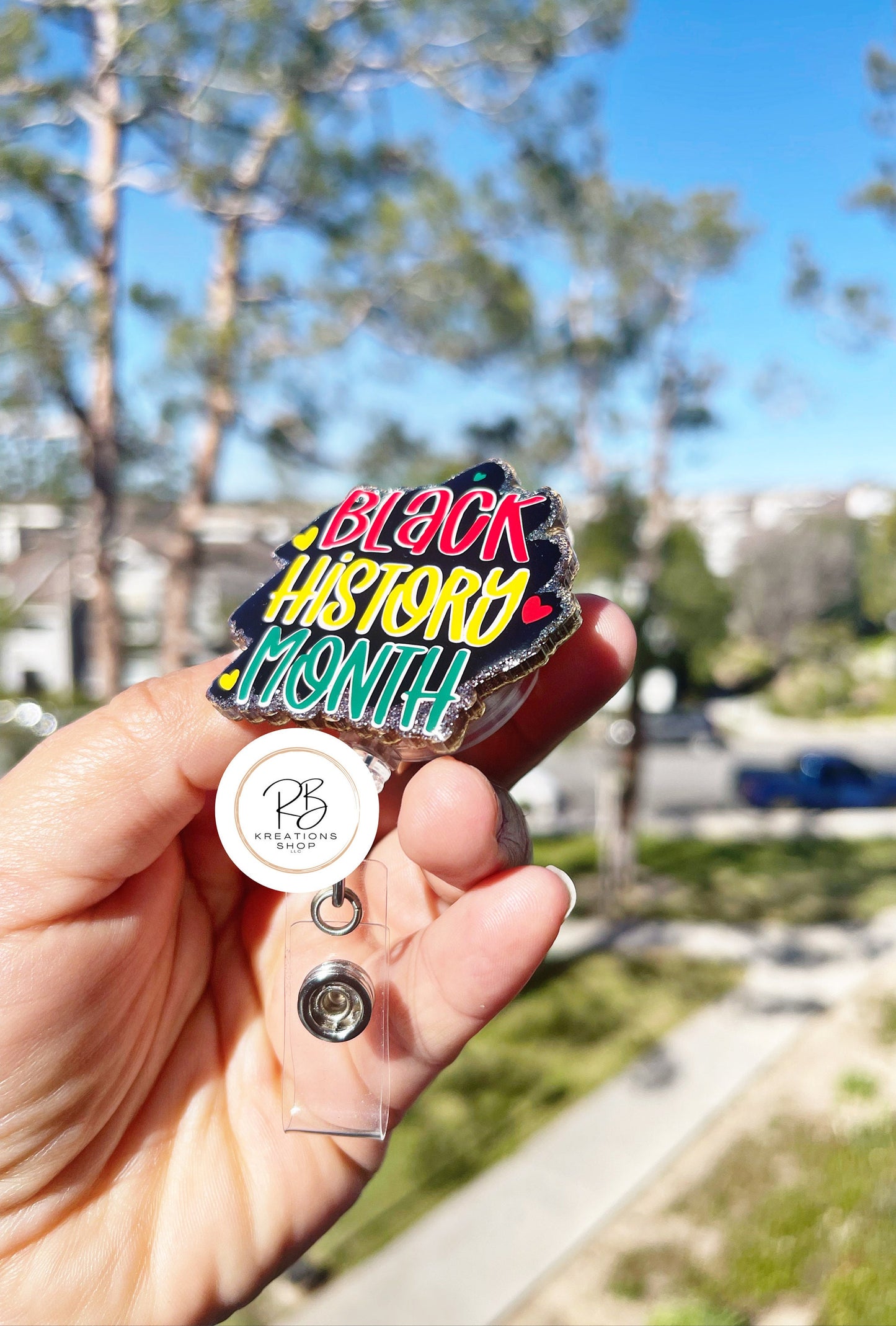 Black History Month badge reel | Interchangeable