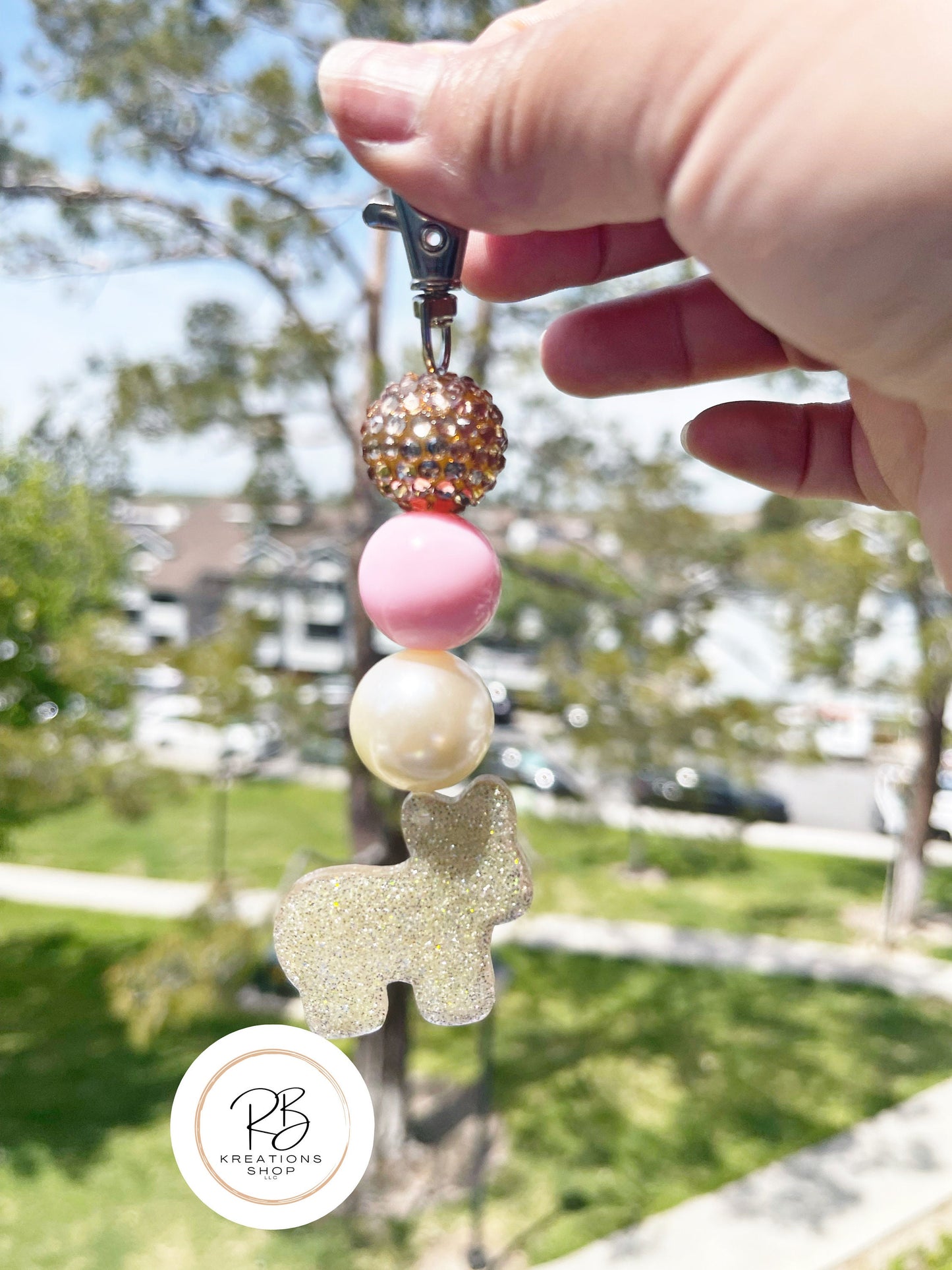 Animal Cookie Keychain | Galleta de animalito llavero | Acrylic Keychain | Animal Cracker Keychain | Cute bead keychain