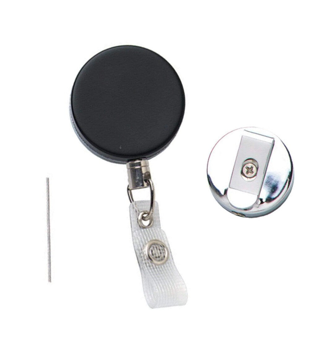 Upgrade to Heavy Duty badge reel | Heavy Duty chain belt clip | Heavy Duty wire belt clip