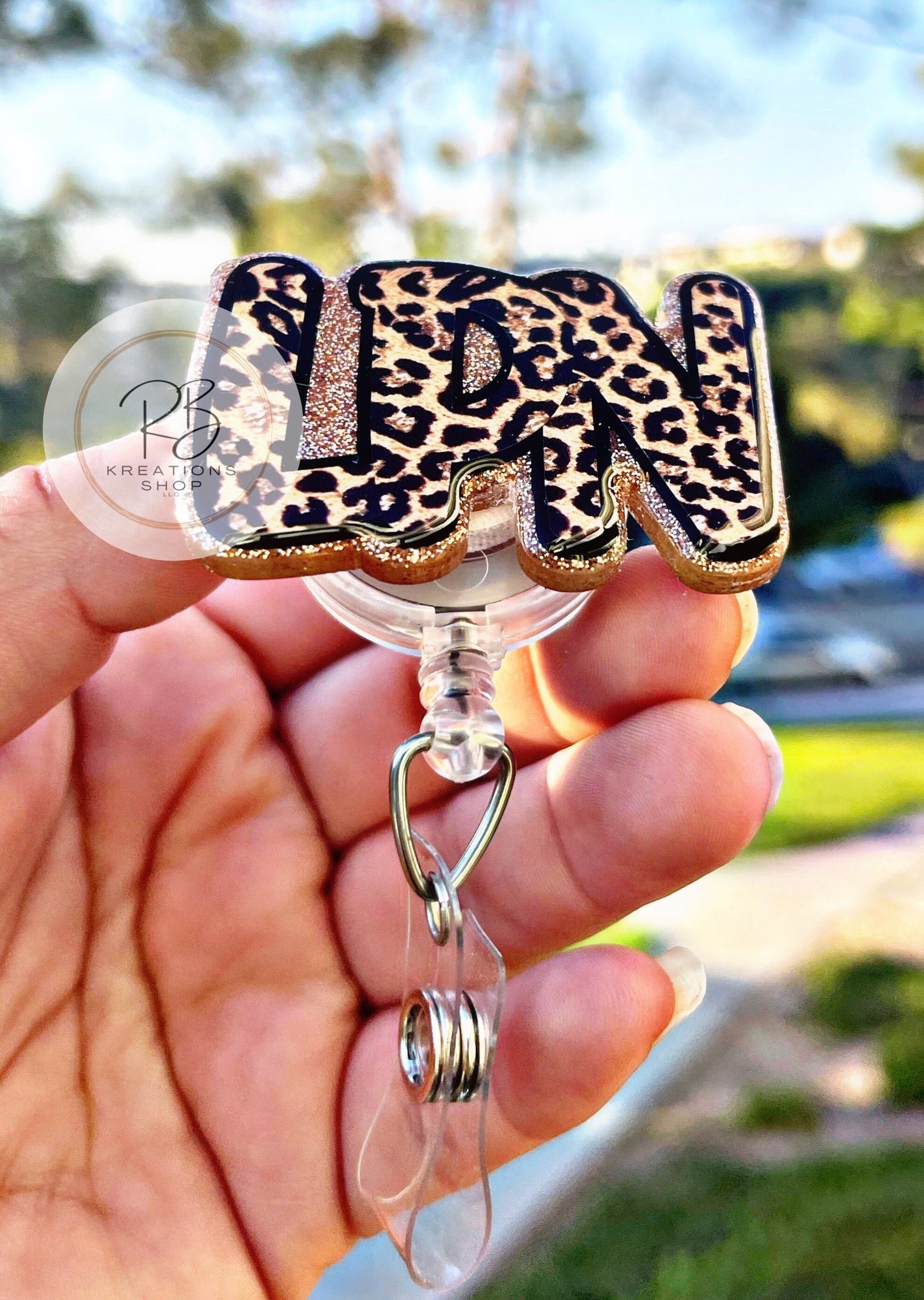 License Practical Nurse Badge reel | Nurse badge holder | Medical Badge Reel | Hospital Staff | Retractable | Interchangeable