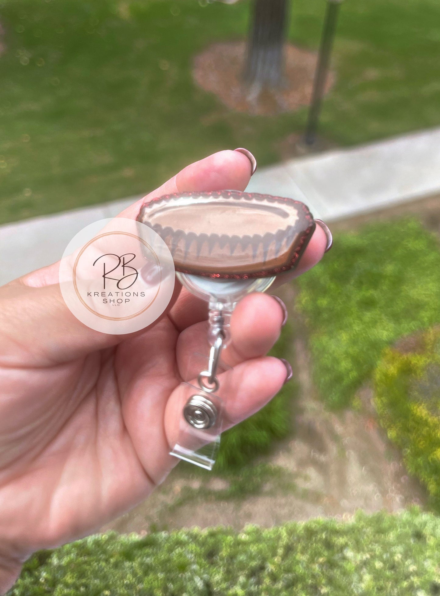 Chocolate cup Badge reel | Peanut butter cup badge reel | Medical Badge Reel | Hospital Staff | Nurses | Retractable | Interchangeable |