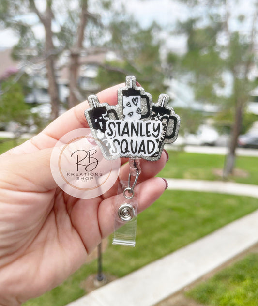 Tumbler Squad Badge reel | Cute Tumbler badge reel | Medical Badge Reel | Hospital Staff | Nurses | Retractable | Interchangeable |